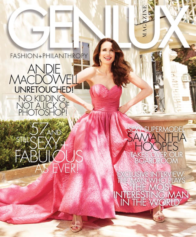 GENLUX_SS2015_COVER_ANDIE_MACDOWELL_HR_V2 2